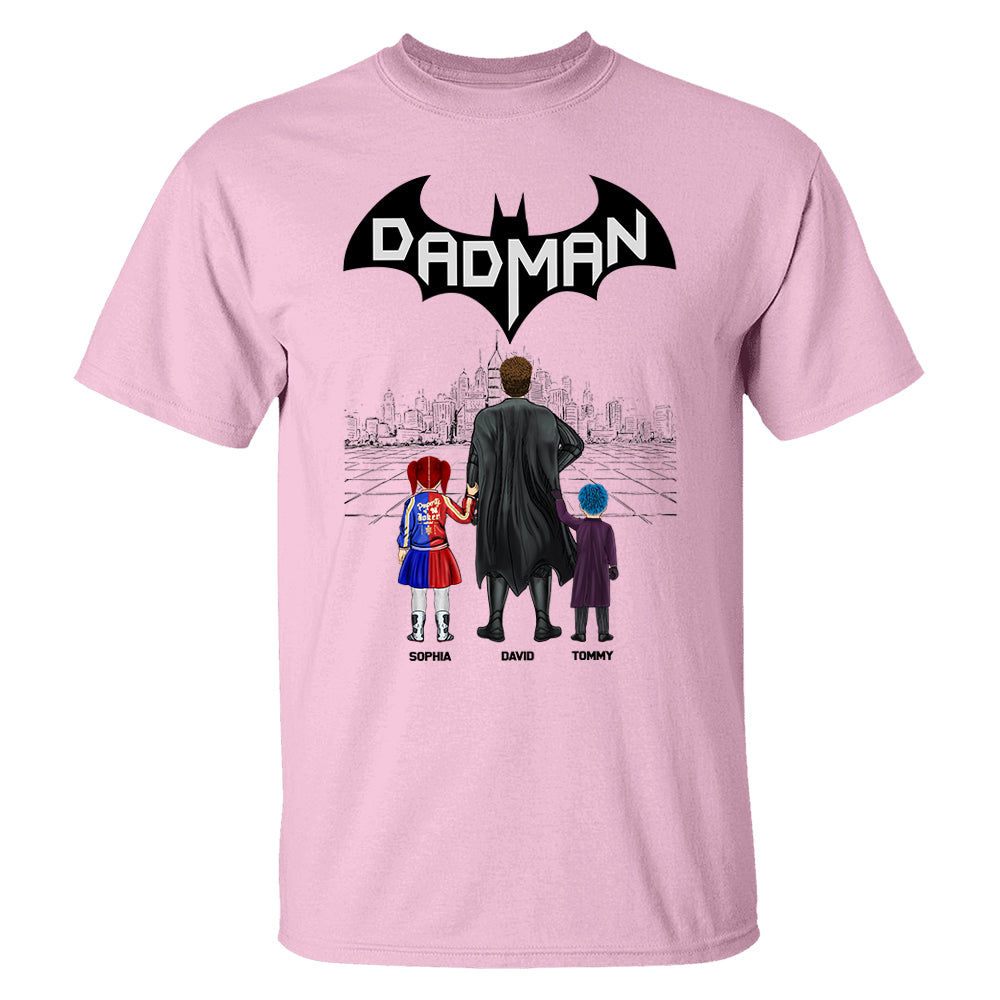 My Superhero Dadman, Gift For Father's Day, Personalized Shirt T1807 pt99