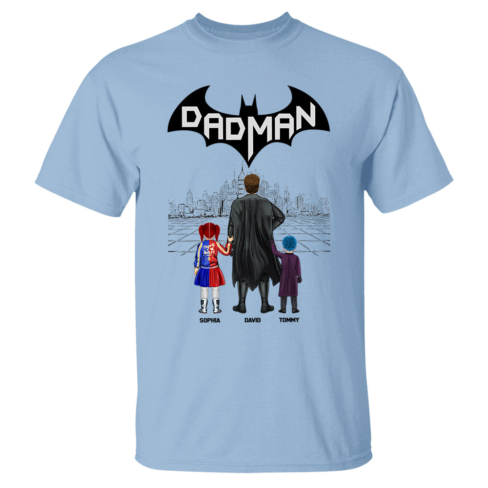 My Superhero Dadman, Gift For Father's Day, Personalized Shirt T1807 pt99