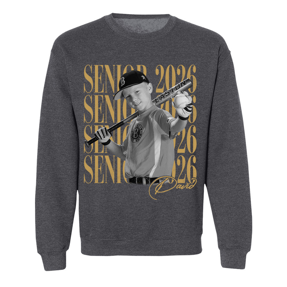 Senior Mom Senior 2026 - Washed Tee Retro Bootleg Shirt For Baseball Softball Players NA04 T24