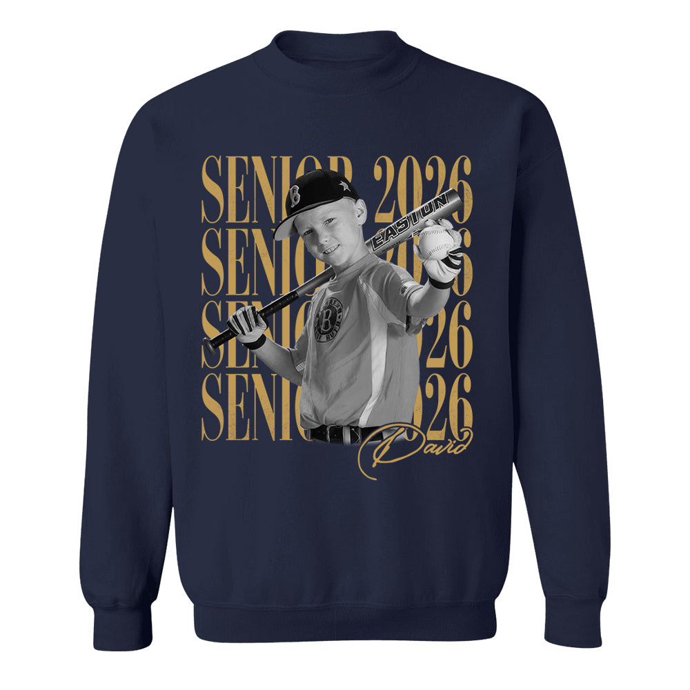 Senior Mom Senior 2026 - Washed Tee Retro Bootleg Shirt For Baseball Softball Players NA04 T24