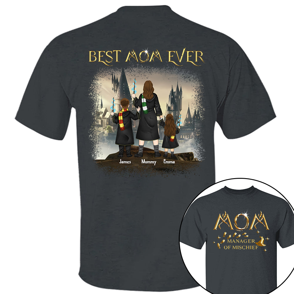 Custom Mom Manager Of Mischief Magical Mom Shirt - N3005 VH01