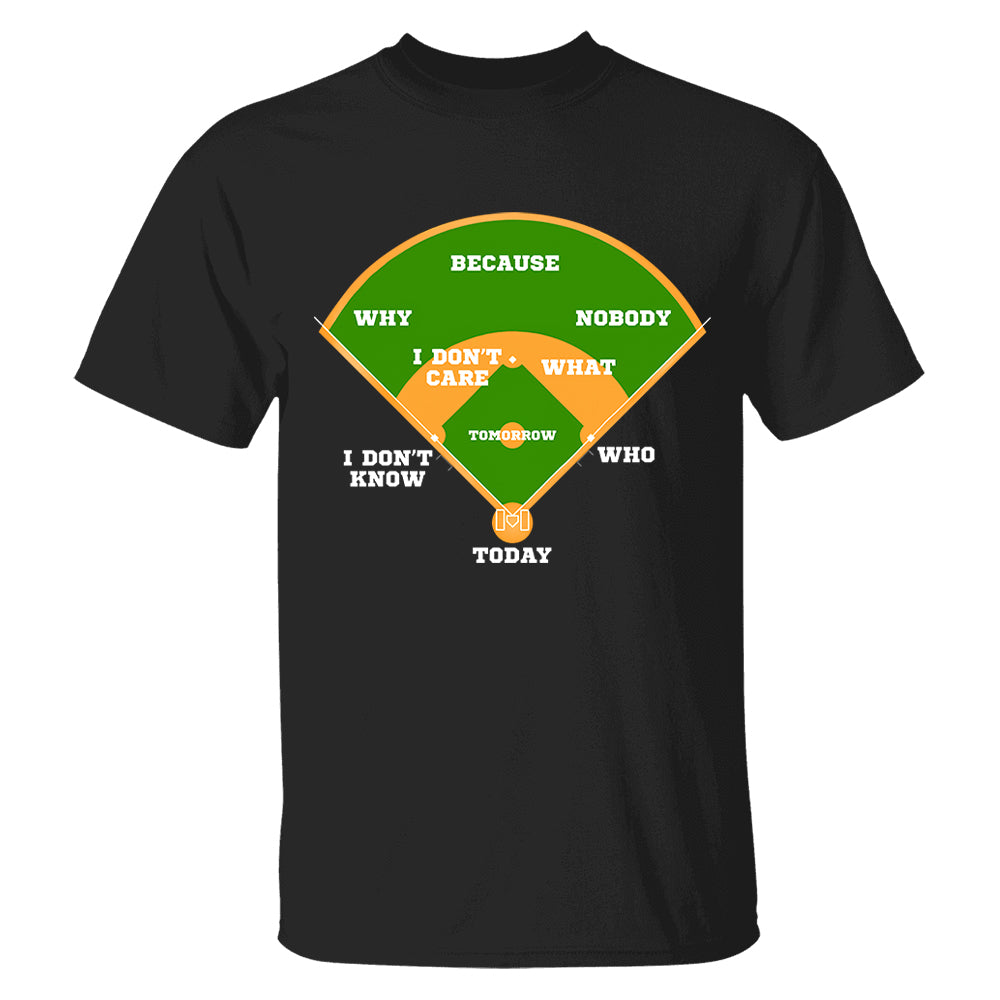 Baseball Classic Comedy Routine Who's on First Classic - Personalized Shirt Vr3Tu20