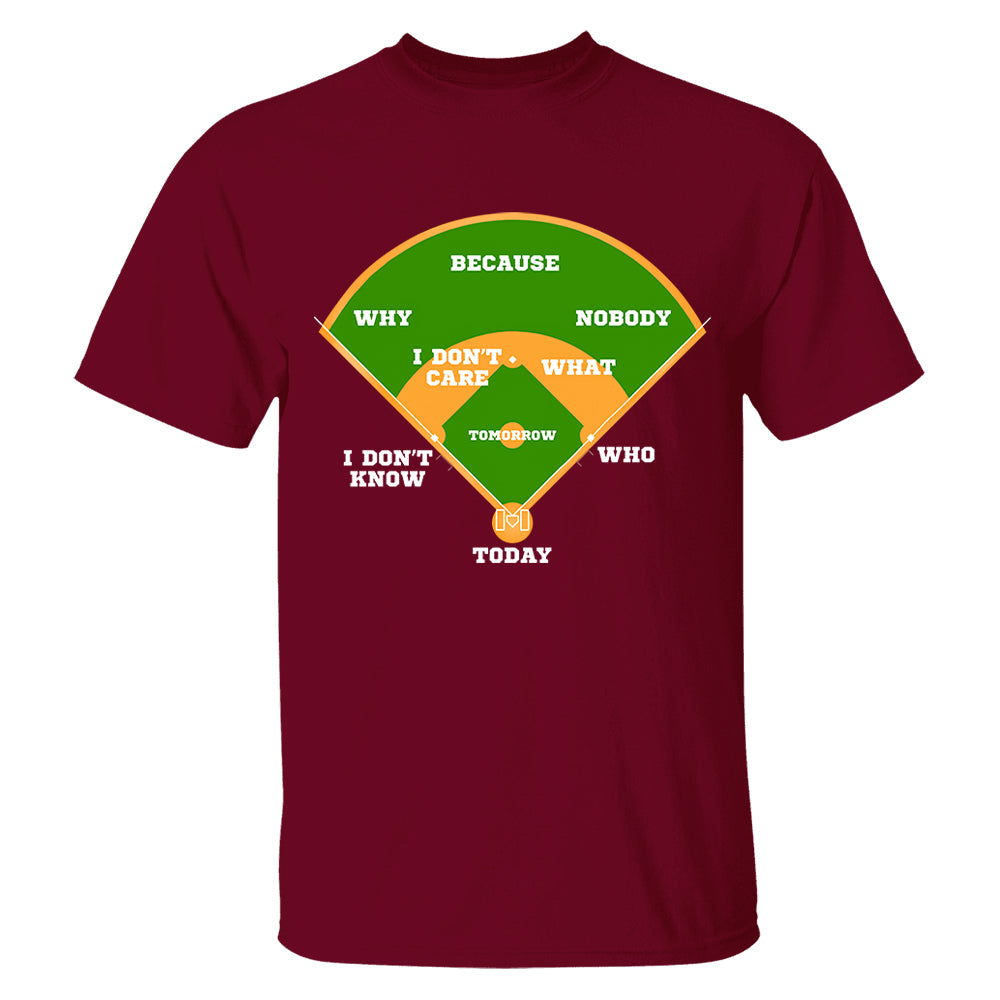 Baseball Classic Comedy Routine Who's on First Classic - Personalized Shirt Vr3Tu20