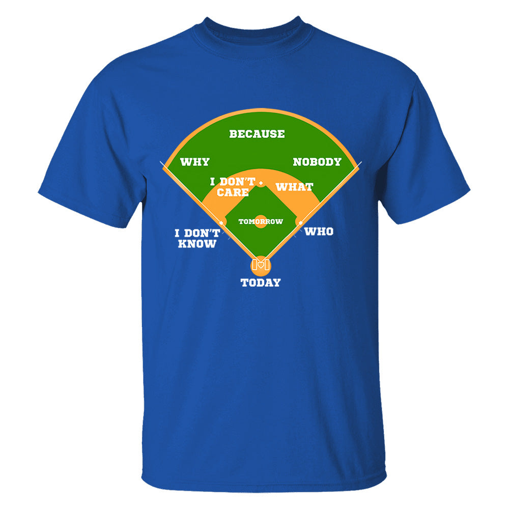 Baseball Classic Comedy Routine Who's on First Classic - Personalized Shirt Vr3Tu20