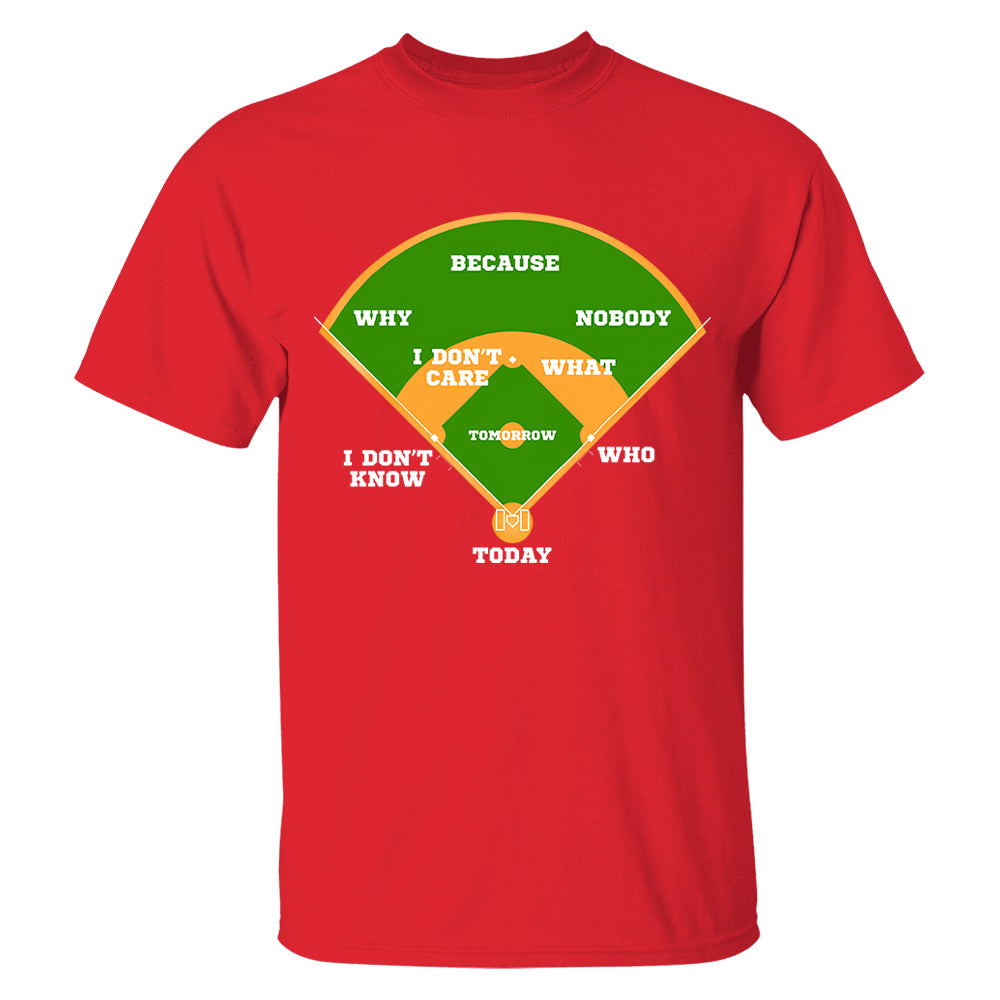 Baseball Classic Comedy Routine Who's on First Classic - Personalized Shirt Vr3Tu20