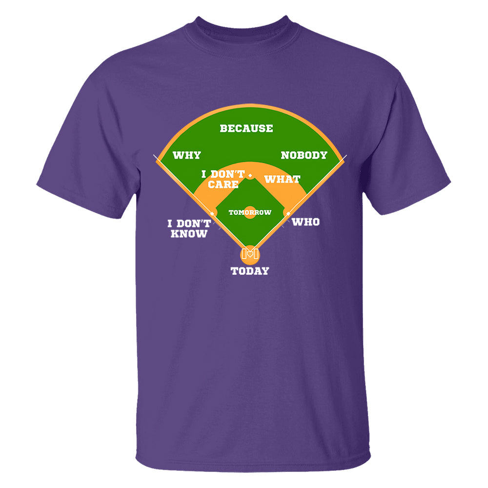 Baseball Classic Comedy Routine Who's on First Classic - Personalized Shirt Vr3Tu20