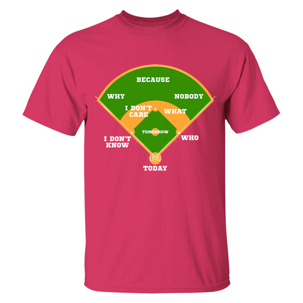 Baseball Classic Comedy Routine Who's on First Classic - Personalized Shirt Vr3Tu20