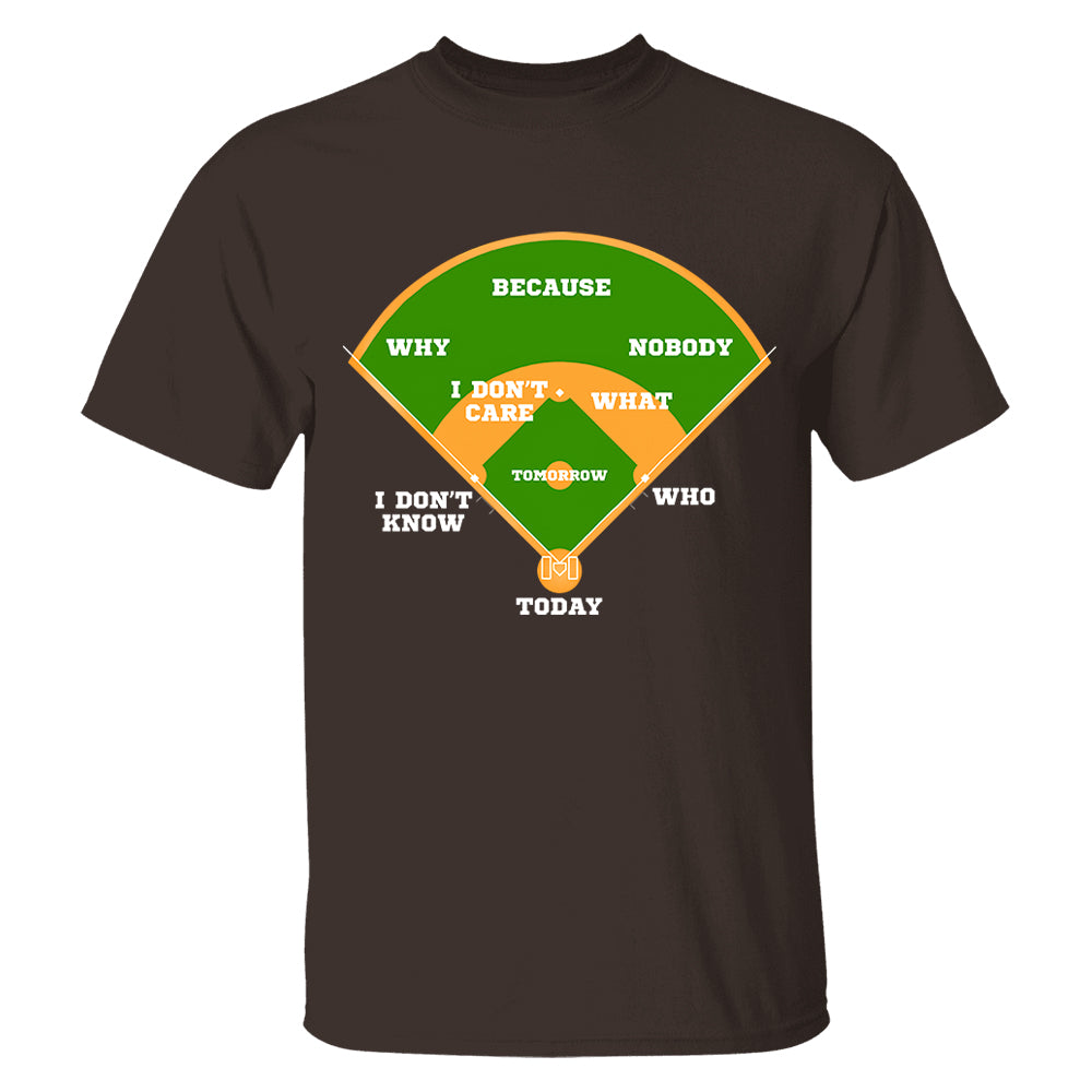 Baseball Classic Comedy Routine Who's on First Classic - Personalized Shirt Vr3Tu20