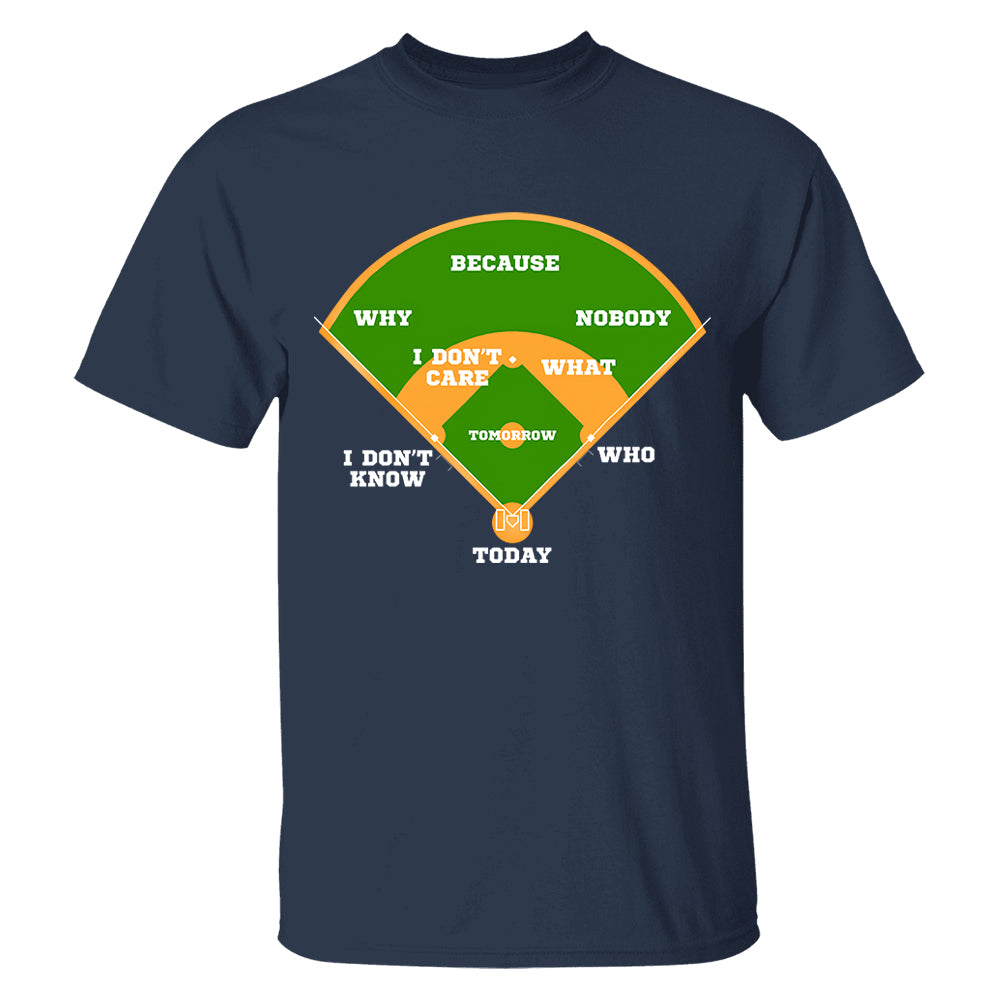 Baseball Classic Comedy Routine Who's on First Classic - Personalized Shirt Vr3Tu20