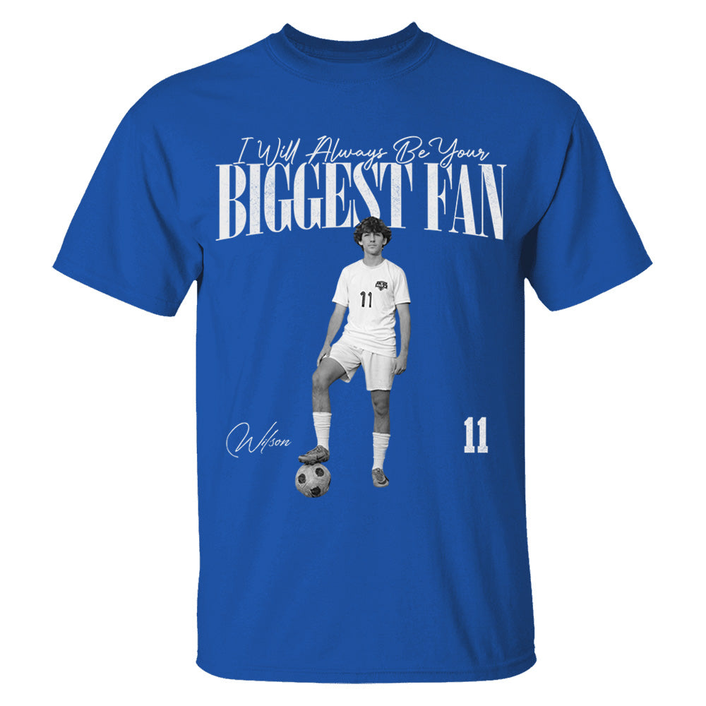 I'll Always Be Your Biggest Fan - Washed Tee Retro Bootleg Shirt For Soccer Players NA02