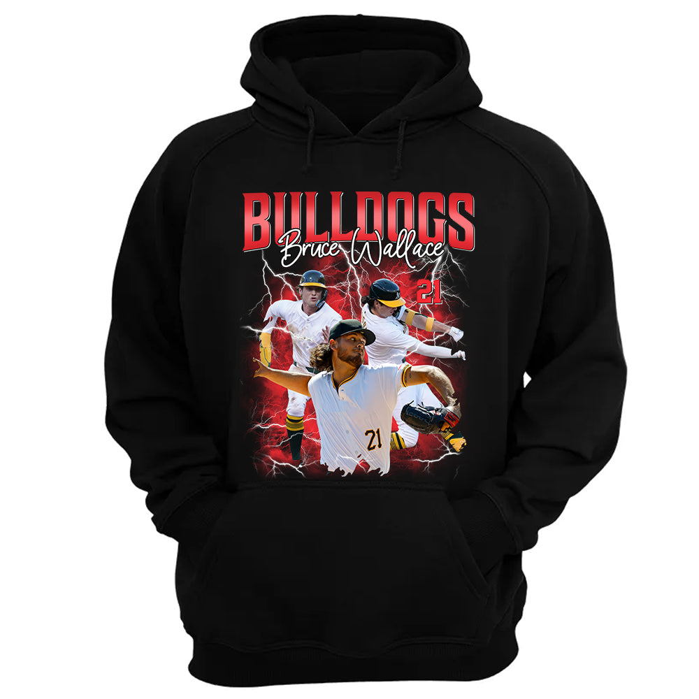 Custom Baseball Player Photo With Unique Style Bootleg Shirt - Perfect Shirt For Baseball Lovers