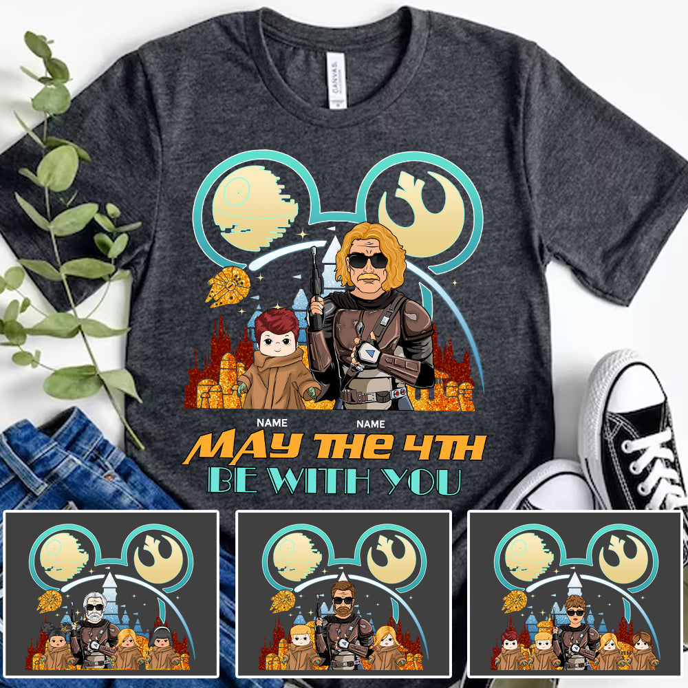 Custom May The 4th Be With You Shirt Gift For Mom - Mother’s Day Gift