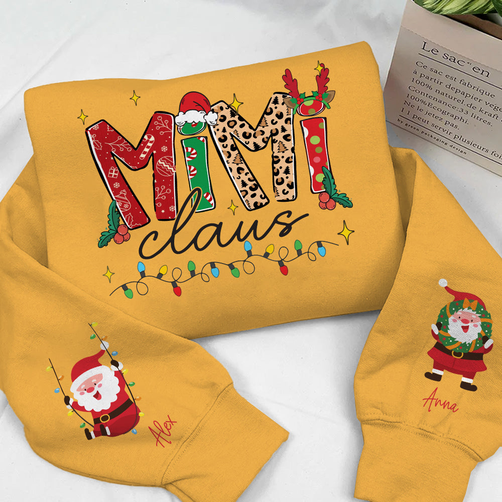 Mimi Claus - Custom Sweatshirt For Grandma Nana Mom - Best Family Gifts NA04 Nh00