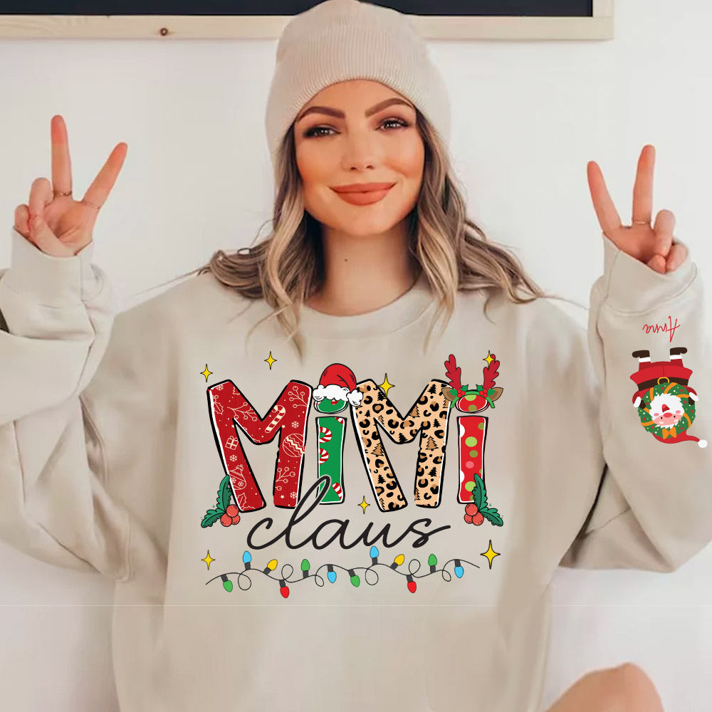 Mimi Claus - Custom Sweatshirt For Grandma Nana Mom - Best Family Gifts NA04 Nh00