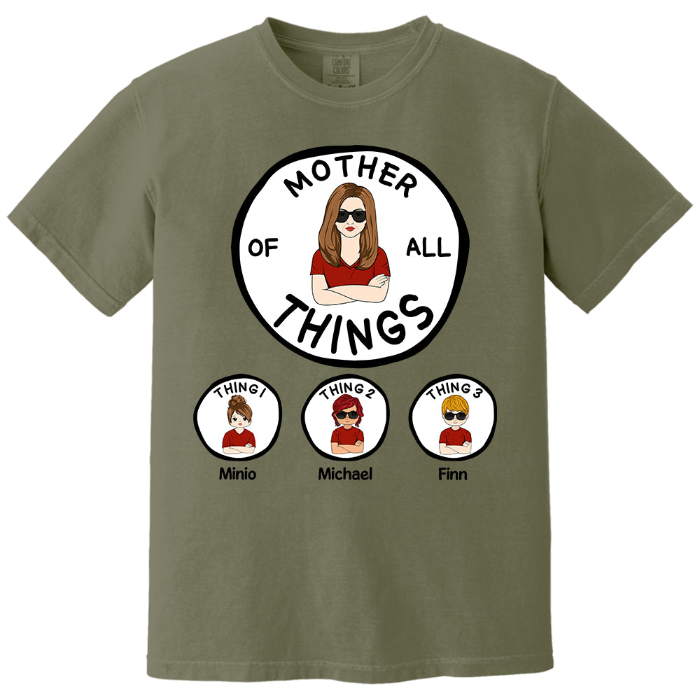 Grandma Of All Things Personalized Shirt - Mother's Day, Birthday Gift For Mom Li29