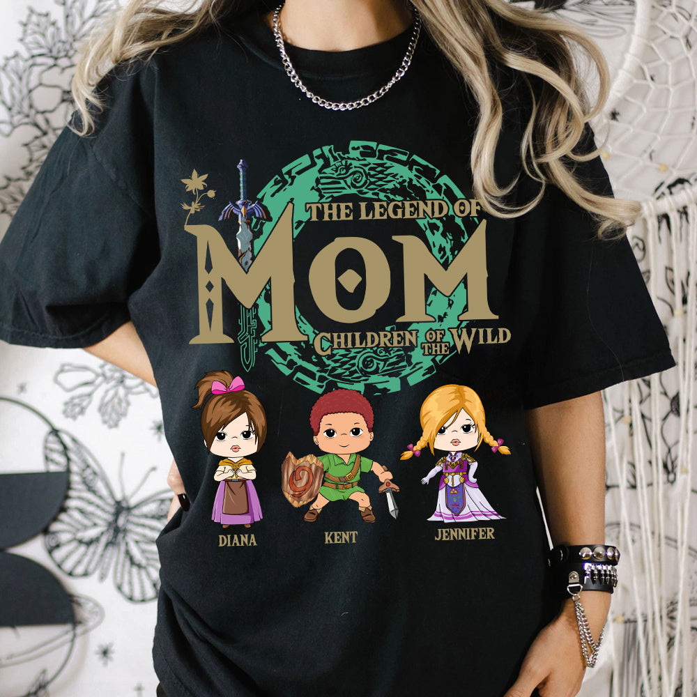 Personalized The Legend Of Mom Shirt - Children Of The Wild Shirt Gift For Mom