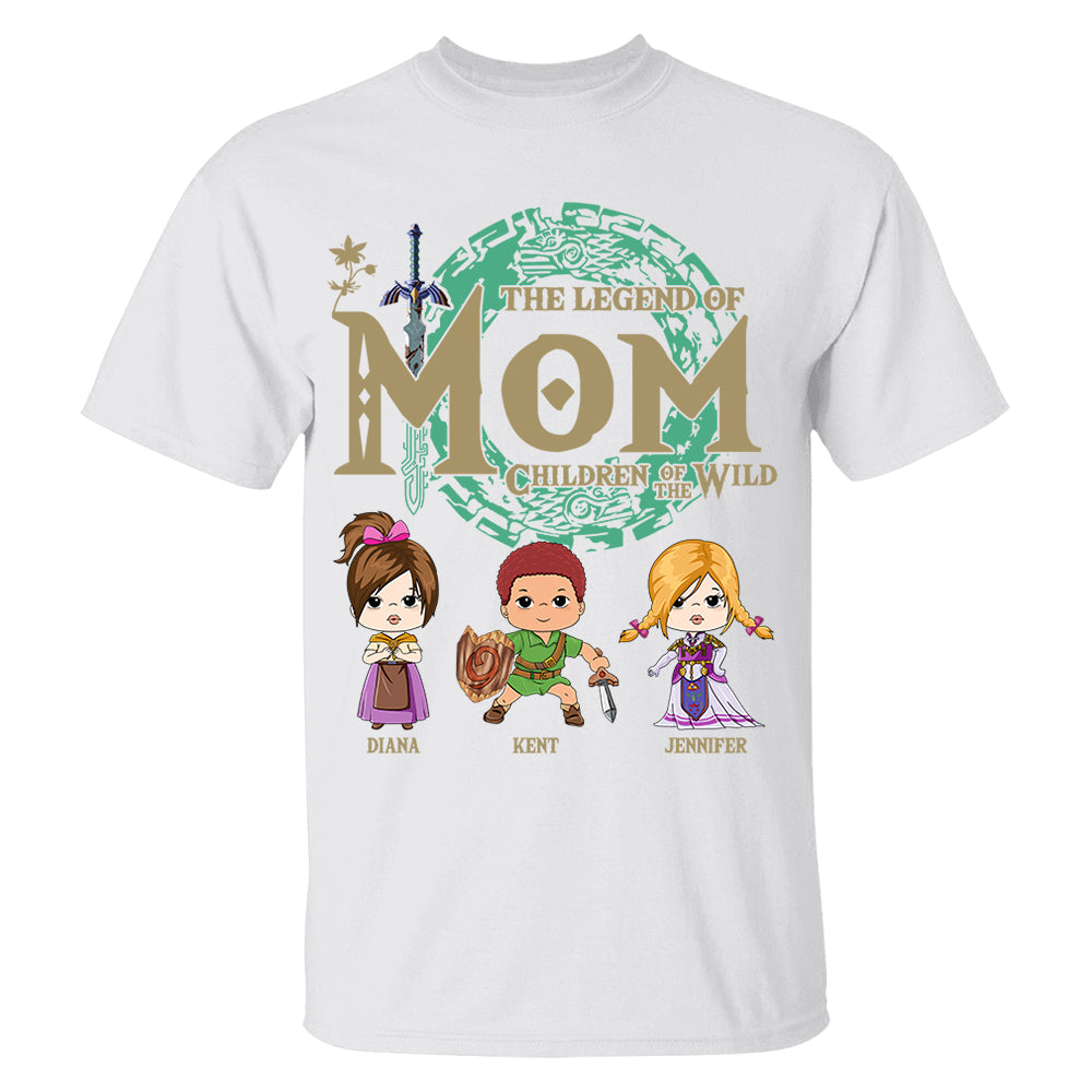 Personalized The Legend Of Mom Shirt - Children Of The Wild Shirt Gift For Mom