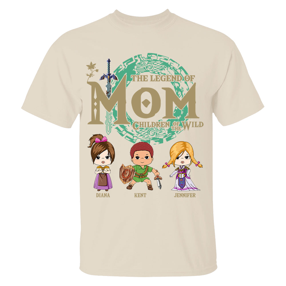 Personalized The Legend Of Mom Shirt - Children Of The Wild Shirt Gift For Mom