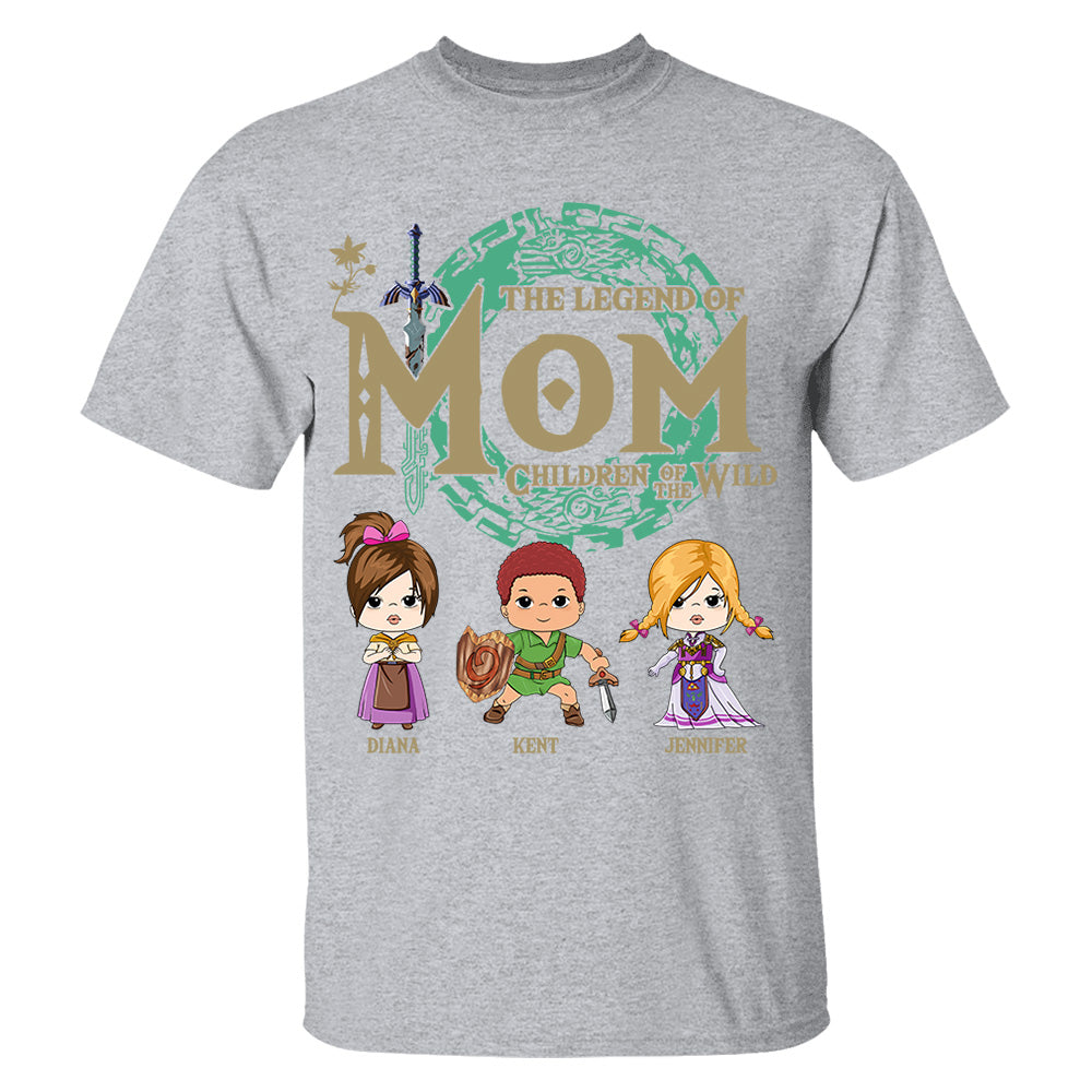 Personalized The Legend Of Mom Shirt - Children Of The Wild Shirt Gift For Mom
