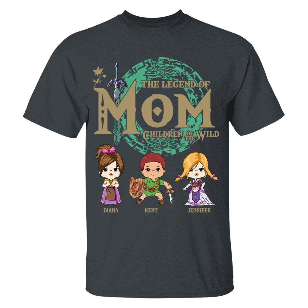 Personalized The Legend Of Mom Shirt - Children Of The Wild Shirt Gift For Mom