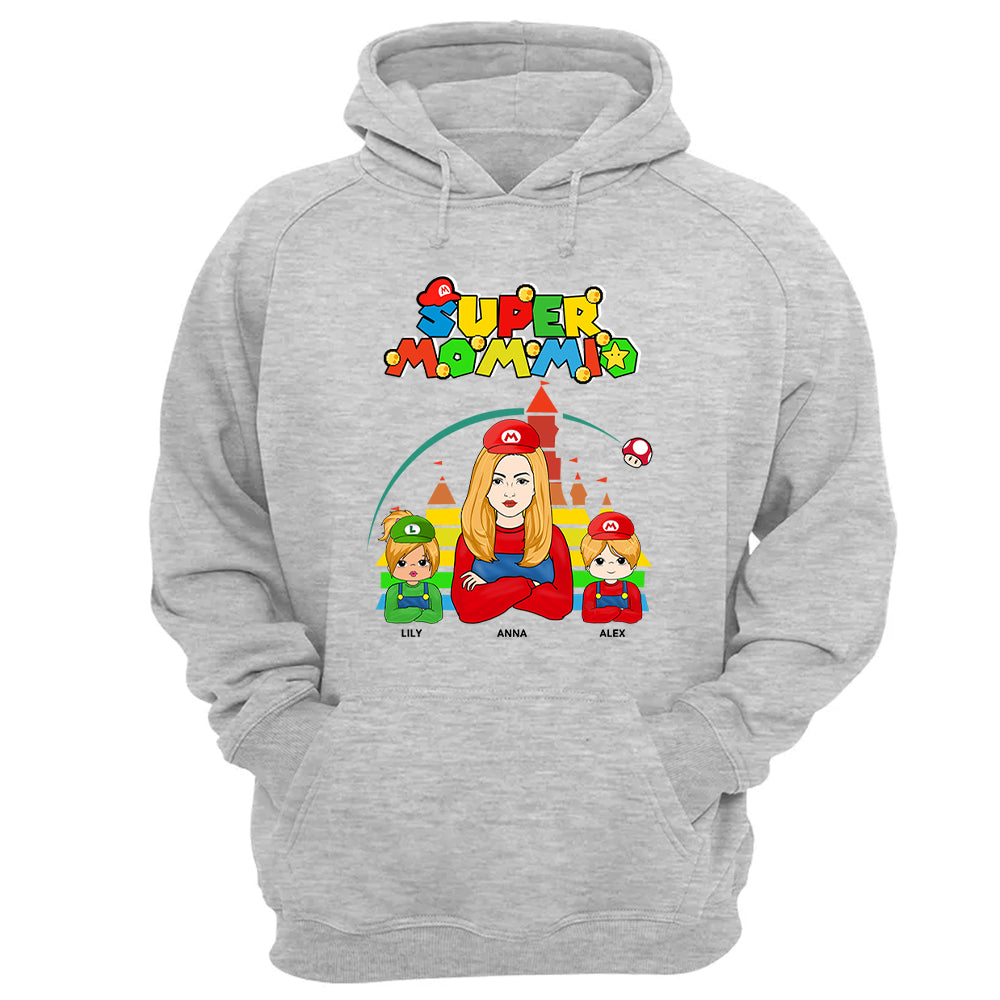Super Mommio - Personalized Gamer Shirt Nh00
