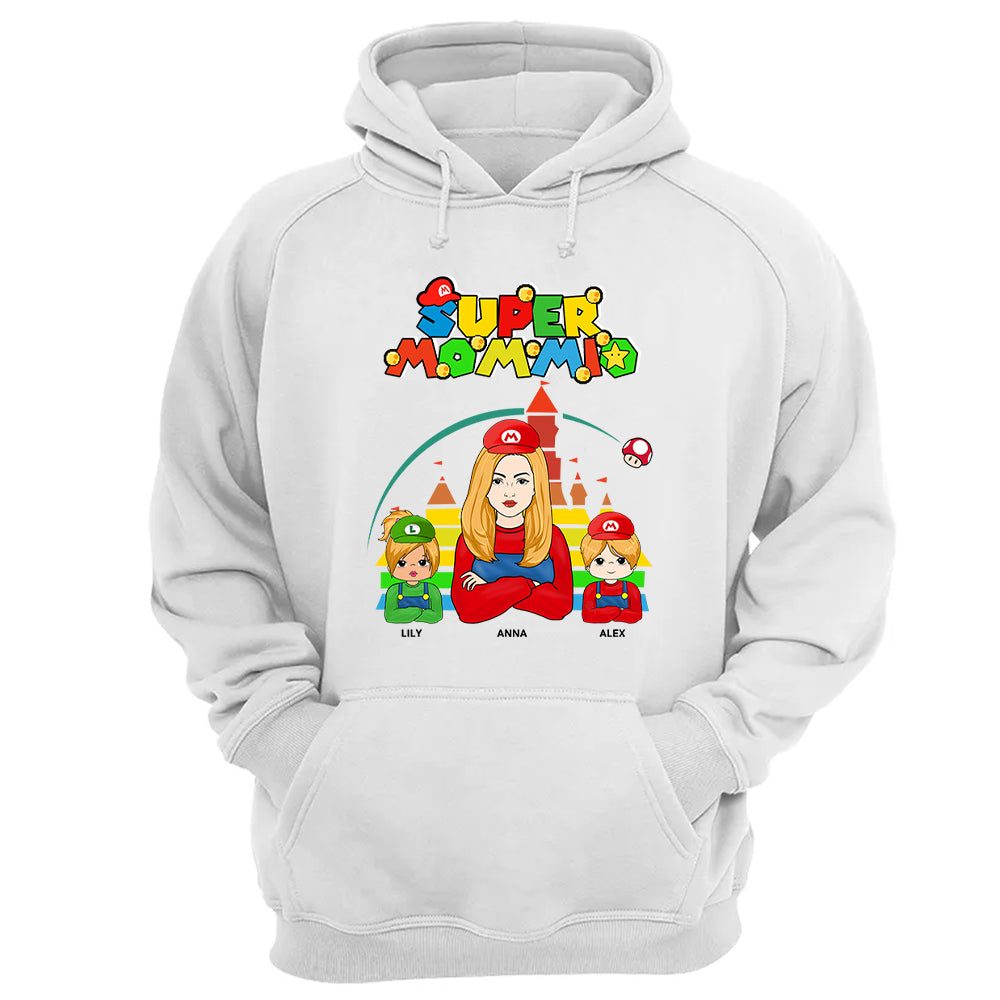 Super Mommio - Personalized Gamer Shirt Nh00