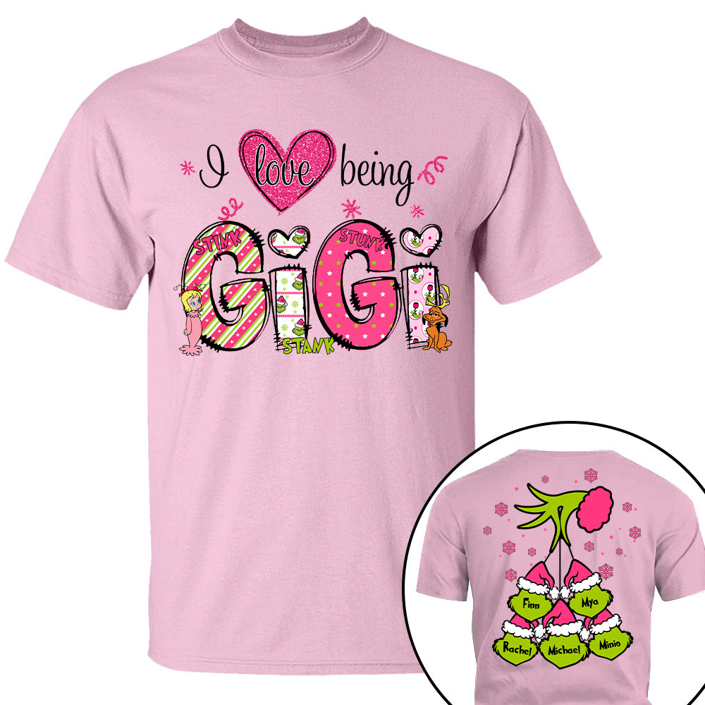 I Love Being Gigi - Custom Sweatshirt For Grandma Nana Mom - Best Family Gifts NA04 Tu20