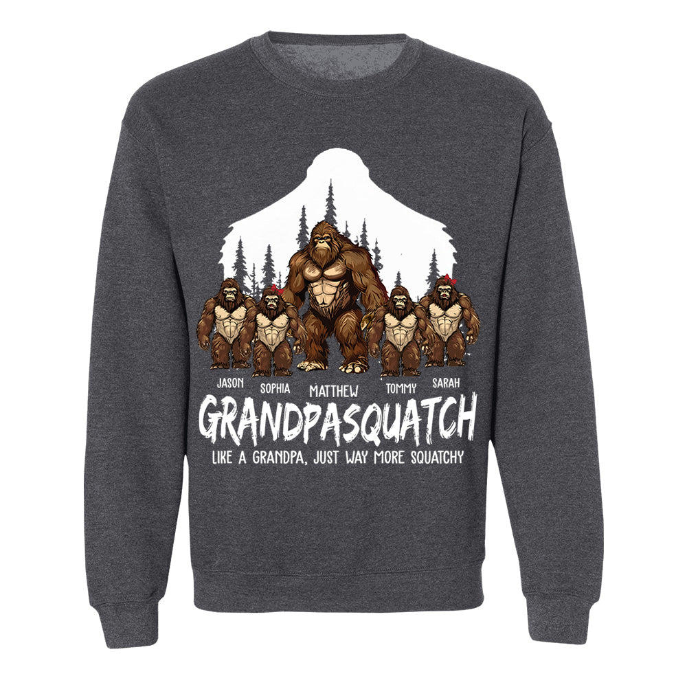 Papasquatch, Like A Grandpa, Just Way More Squatchy - Personalized Shirt