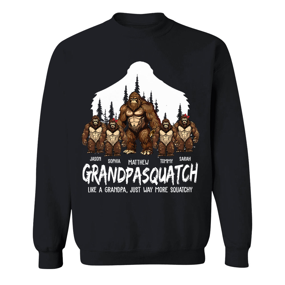 Papasquatch, Like A Grandpa, Just Way More Squatchy - Personalized Shirt
