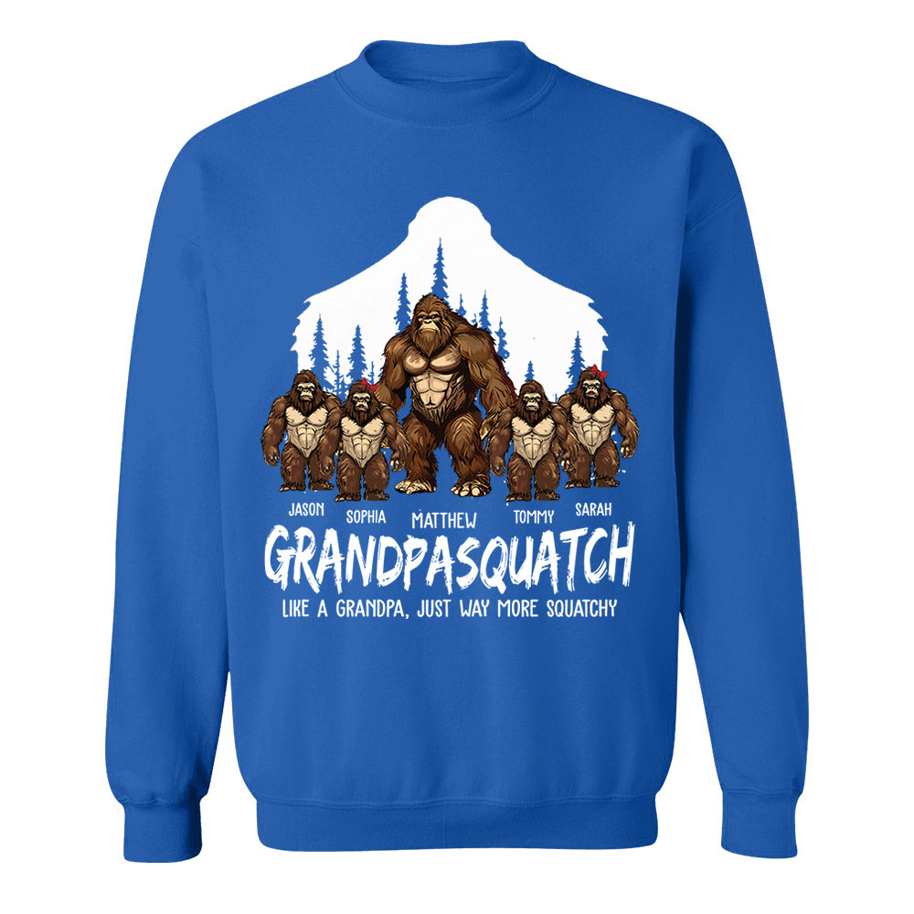 Papasquatch, Like A Grandpa, Just Way More Squatchy - Personalized Shirt