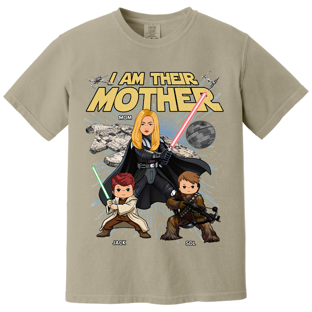 I Am Their Mother Personalized Vintage Style Shirt For Mom - Mother's Day Gift T1807 T24