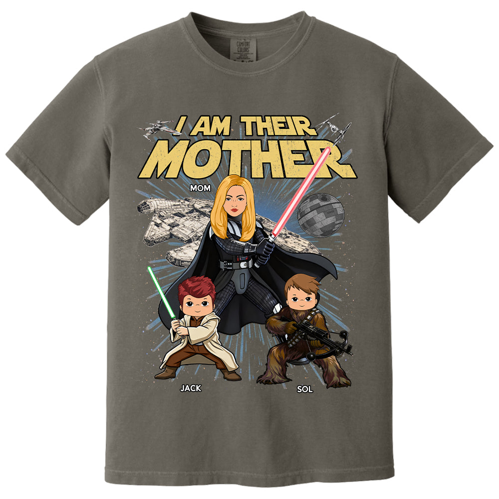 I Am Their Mother Personalized Vintage Style Shirt For Mom - Mother's Day Gift T1807 T24