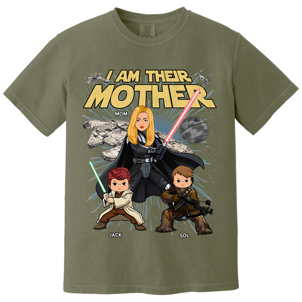 I Am Their Mother Personalized Vintage Style Shirt For Mom - Mother's Day Gift T1807 T24