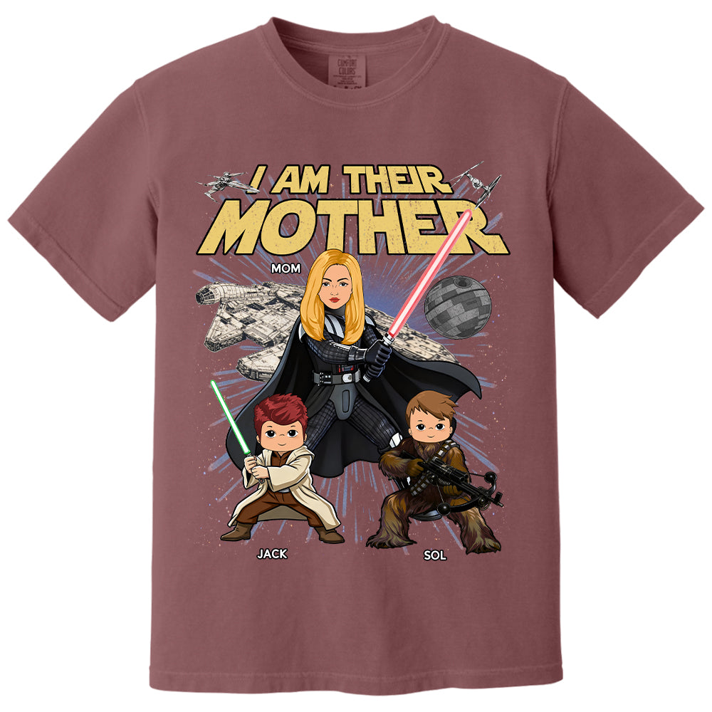 I Am Their Mother Personalized Vintage Style Shirt For Mom - Mother's Day Gift T1807 T24