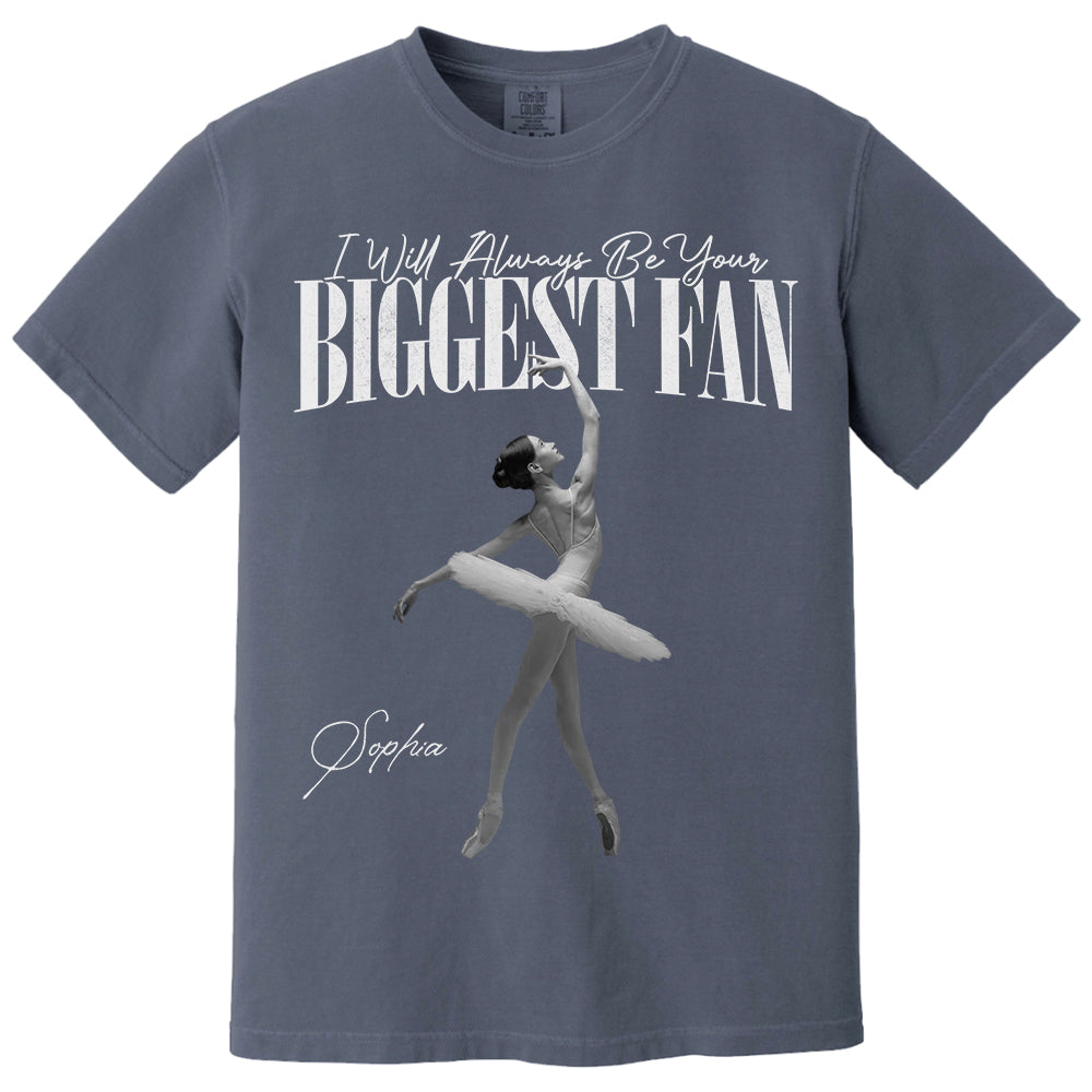 My Heart Is On That Stage - Washed Tee Retro Bootleg Shirt For Dance, Ballet Family A2110