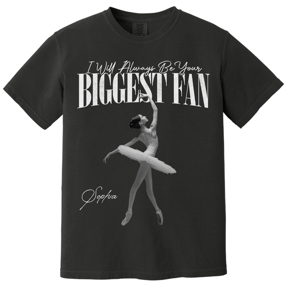 My Heart Is On That Stage - Washed Tee Retro Bootleg Shirt For Dance, Ballet Family A2110