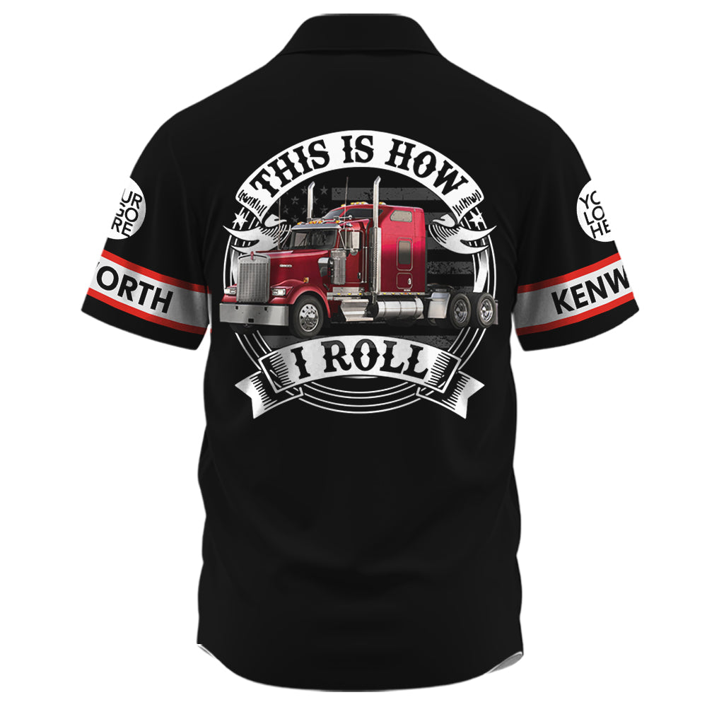 This Is How I Roll - Custom Photo Classic Car Shirt - Personalized Name Car Shirt A2110