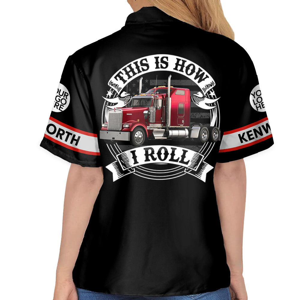 This Is How I Roll - Custom Photo Classic Car Shirt - Personalized Name Car Shirt A2110
