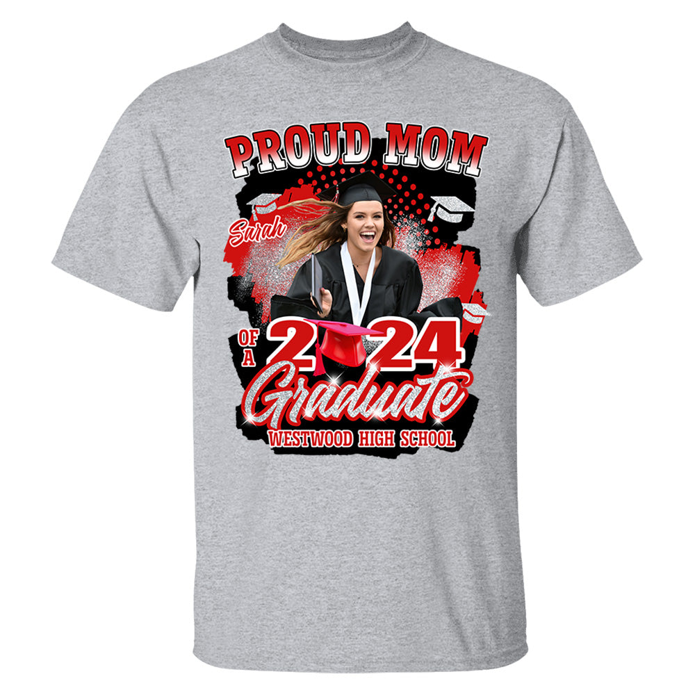 Personalized 2024 Graduate Shirt, Custom Photo For Family Member