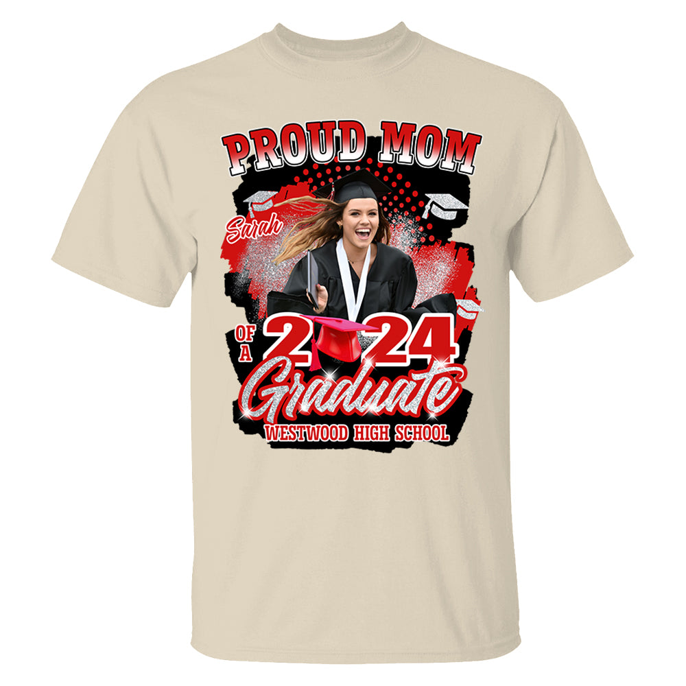 Personalized 2024 Graduate Shirt, Custom Photo For Family Member