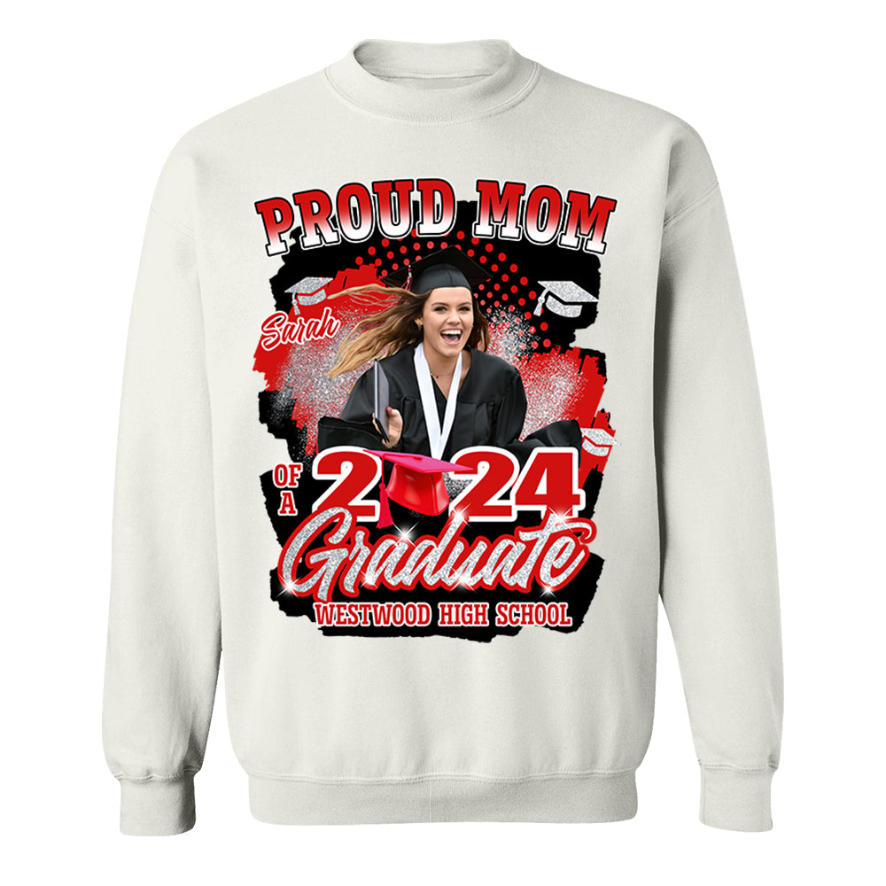 Personalized 2024 Graduate Shirt, Custom Photo For Family Member