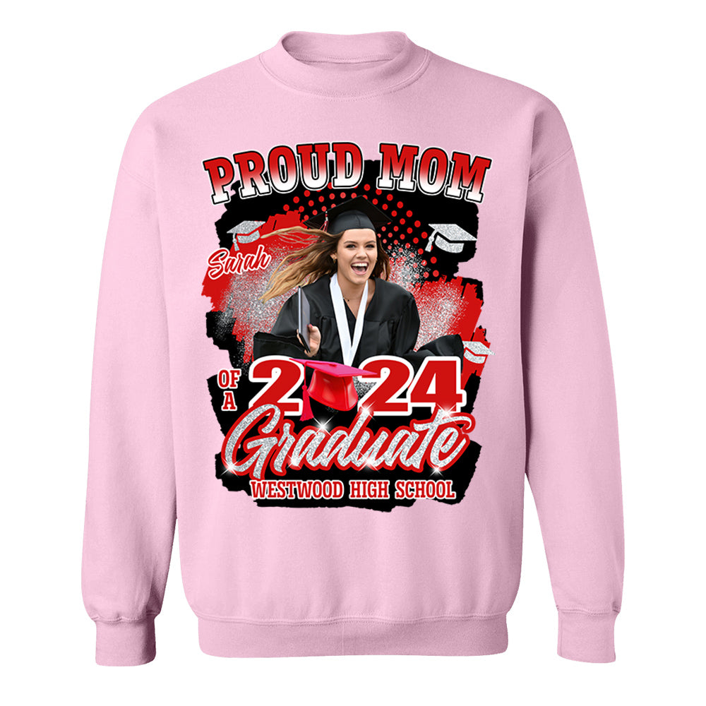 Personalized 2024 Graduate Shirt, Custom Photo For Family Member