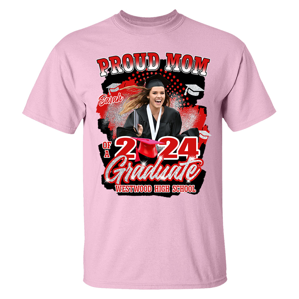 Personalized 2024 Graduate Shirt, Custom Photo For Family Member