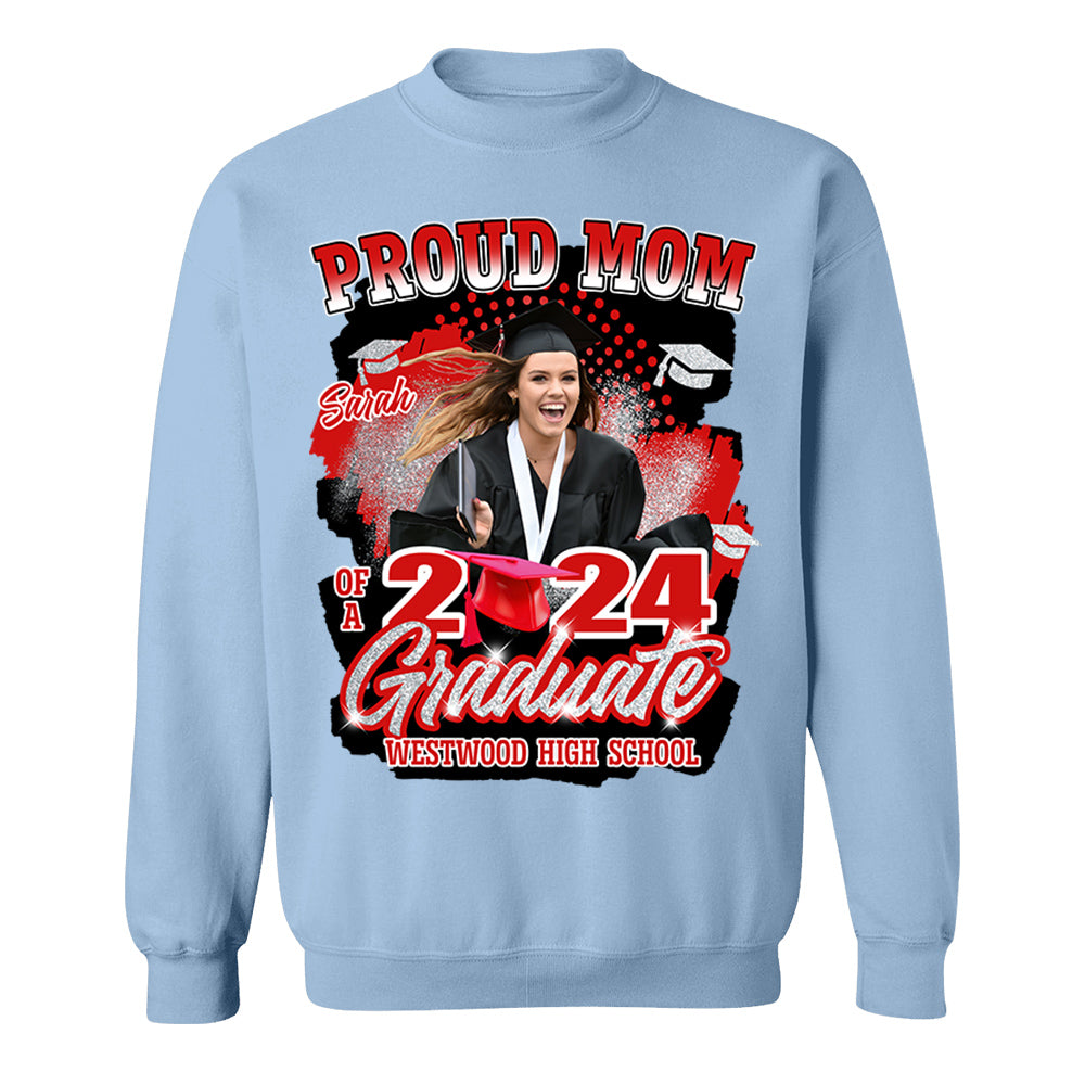 Personalized 2024 Graduate Shirt, Custom Photo For Family Member