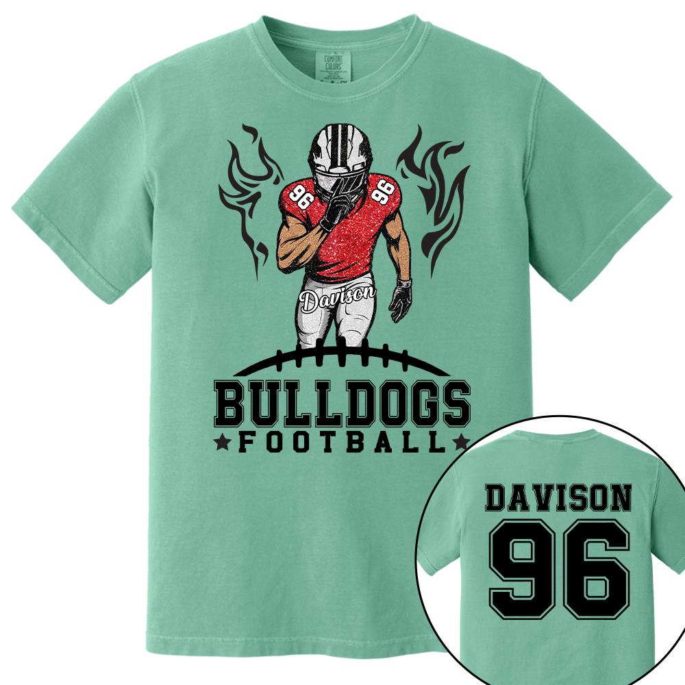 Personalized American Football Team Shirt - Football GameDay Custom Shirt Vr2 Nh00