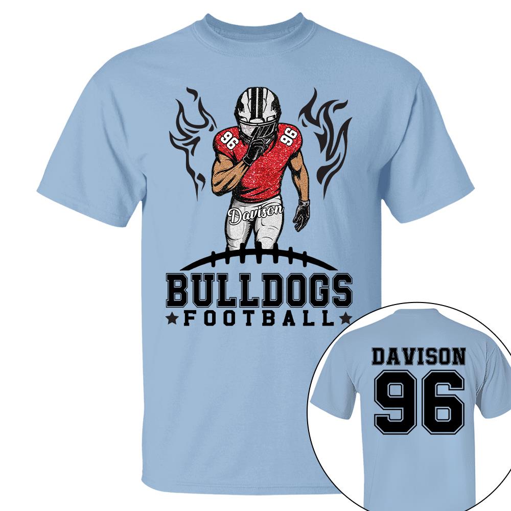 Personalized American Football Team Shirt - Football GameDay Custom Shirt Vr2 Nh00