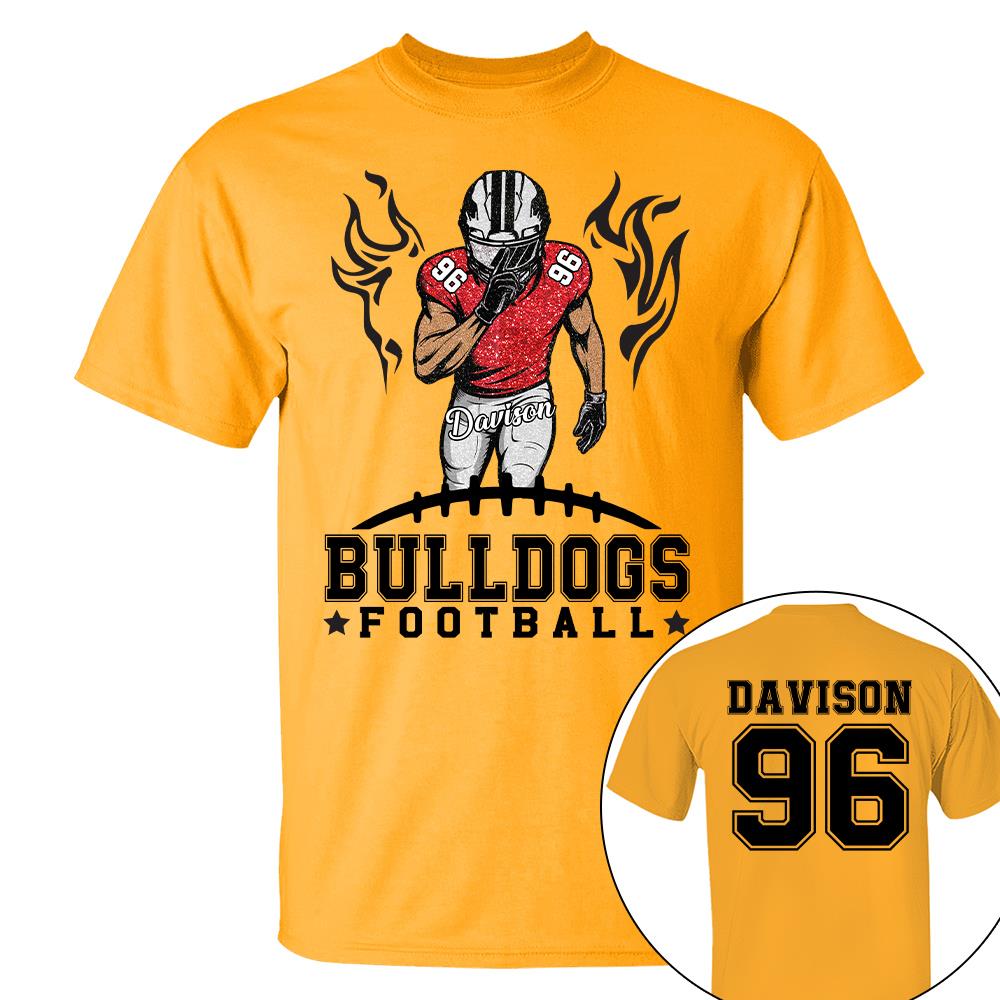 Personalized American Football Team Shirt - Football GameDay Custom Shirt Vr2 Nh00