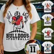 Personalized American Football Team Shirt - Football GameDay Custom Shirt Vr2 Nh00