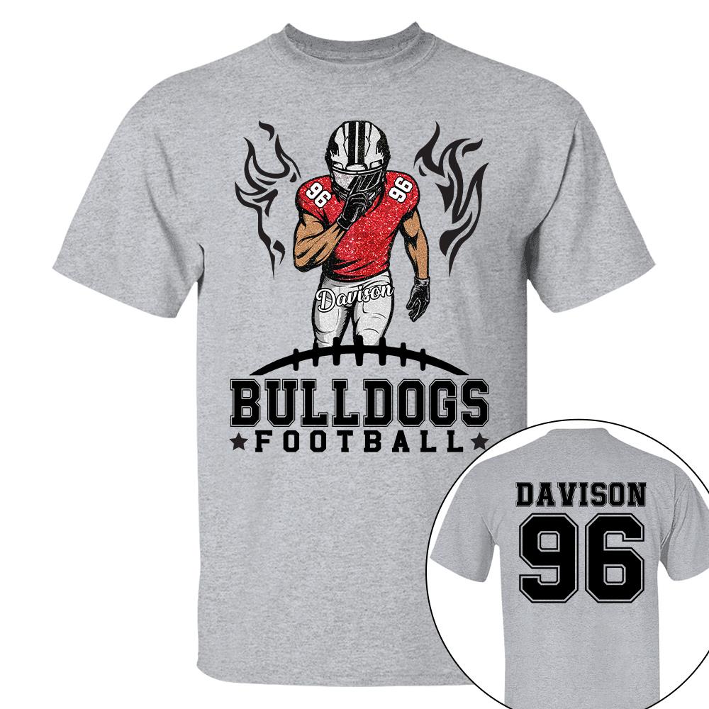Personalized American Football Team Shirt - Football GameDay Custom Shirt Vr2 Nh00