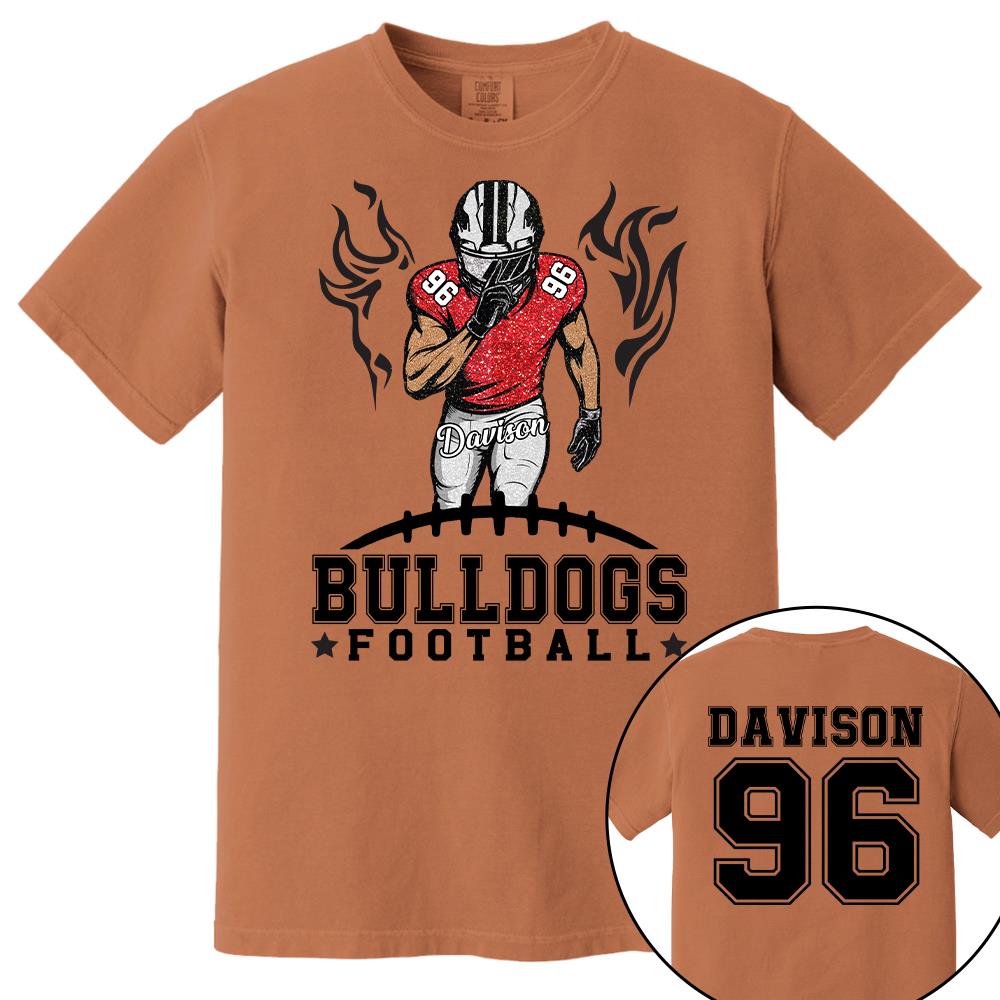 Personalized American Football Team Shirt - Football GameDay Custom Shirt Vr2 Nh00